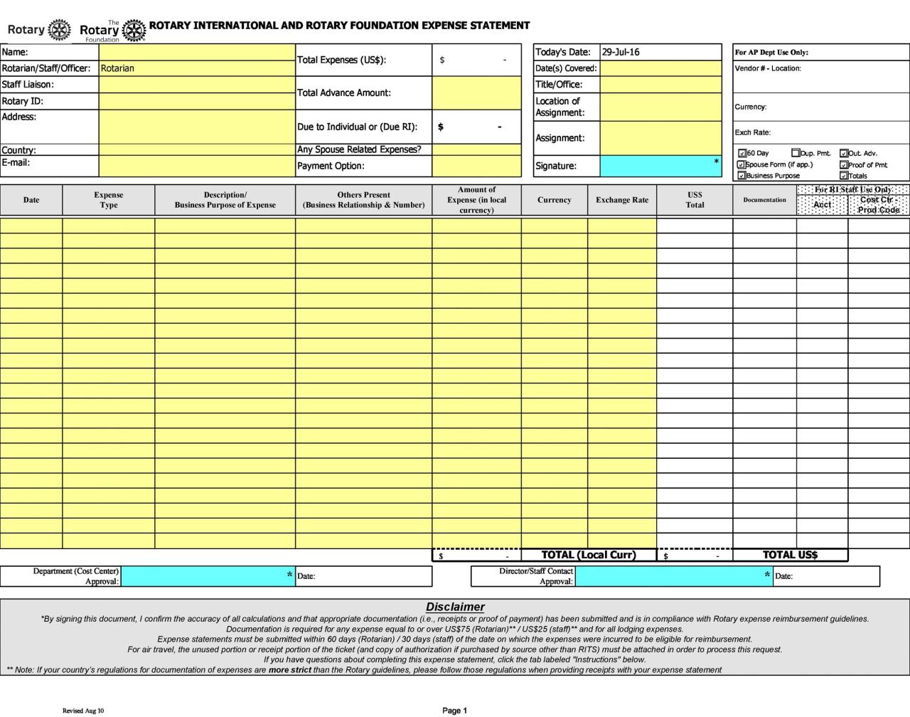 Expense daily income report template business templates excel word Laporan keuangan sederhana pemasukan dan pengeluaran rumah tangga