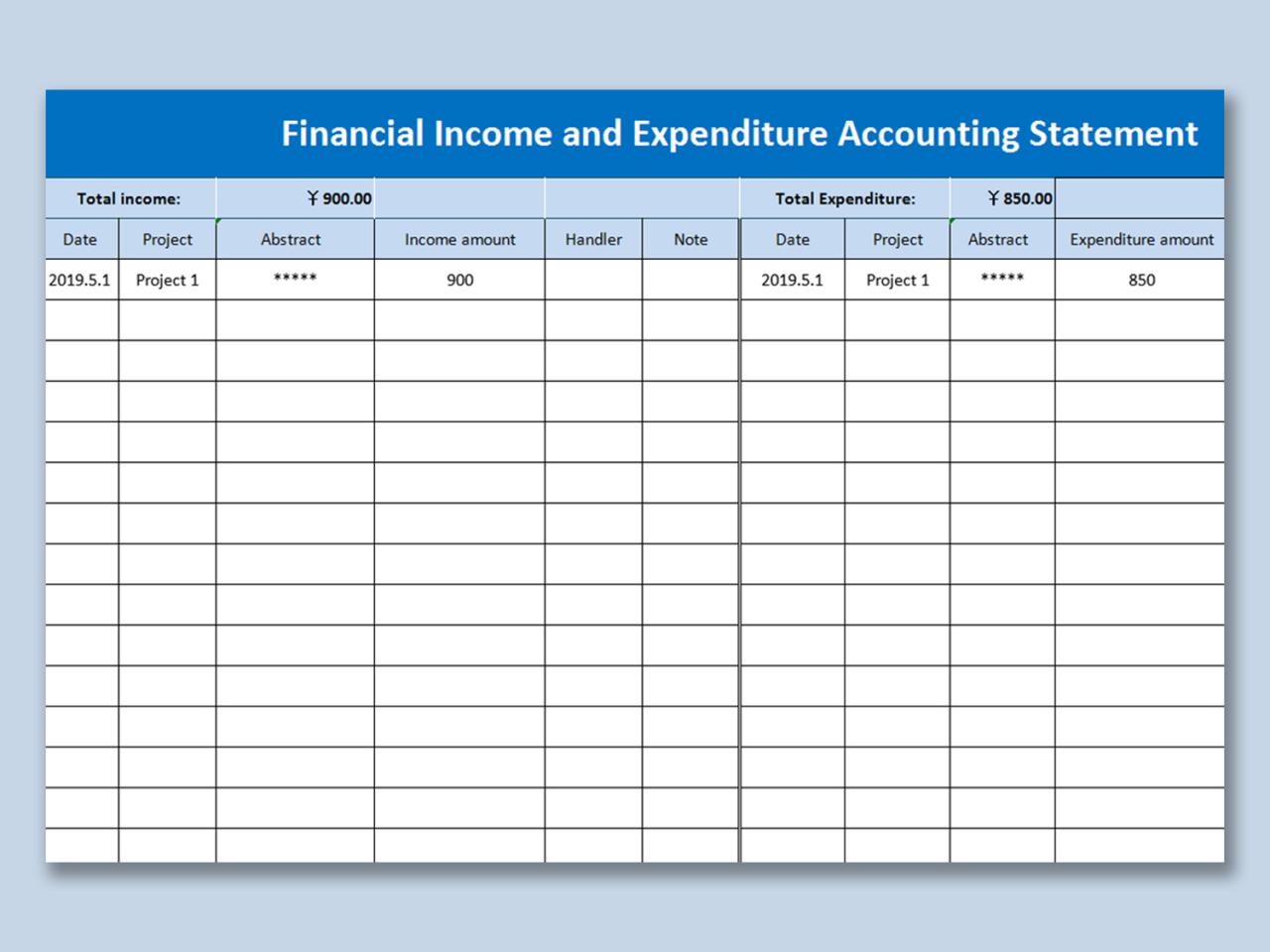 Unduh contoh laporan keuangan sederhana excel untuk pajak