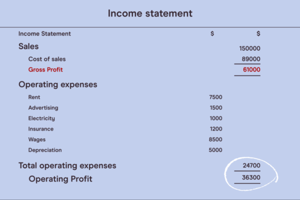 Statement financial bookkeeping revenue interpret
