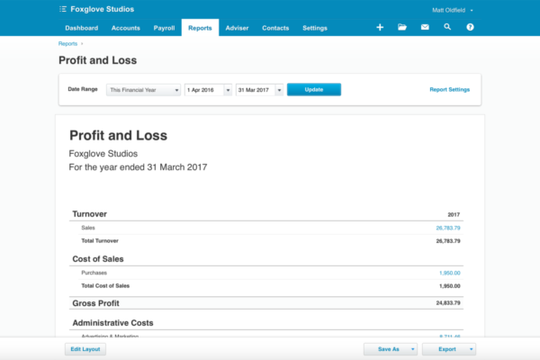 Penggunaan software akuntansi untuk menyusun laporan keuangan